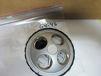 MICROSCOPE PART NIKON NOSEPIECE WITHOUT OPTICS BIN#G4-46