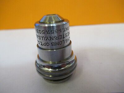 VINTAGE BAUSCH LOMB 10X OBJECTIVE OPTICS MICROSCOPE PART AS PICTURED &W3-B-37