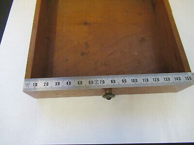 ANTIQUE BAUSCH LOMB WOOD DRAWER for cabinet MICROSCOPE PART AS PICTURED &H1-B-50