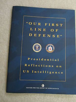 CIA BOOKLET OUR FIRST LINE DEFENSE 1996 CENTRAL INTELLIGENCE AGENCY COLLECTABLE