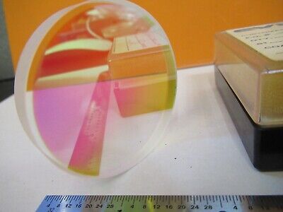 OPTICAL COATED FLAT 2" DIAMETER LASER OPTICS AS PICTURED &15-FT-X51