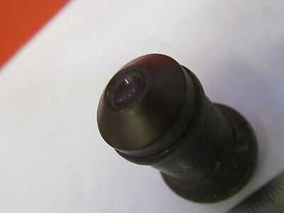 ANTIQUE BRASS LEITZ GERMANY OBJECTIVE "3" MICROSCOPE PART AS PICTURED F6-B-112