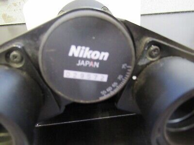 NIKON JAPAN BINOCULAR HEAD OPTICS MICROSCOPE PART AS PICTURED &5M-A-28