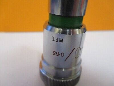 VICKERS ENGLAND OBJECTIVE 40X MET OPTICS MICROSCOPE PART AS PICTURED &50-A-25