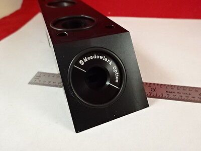 OPTICAL MEADOWLARK BLOCK LENSES FILTER COATED LASER OPTICS AS IS B#U1-C-02