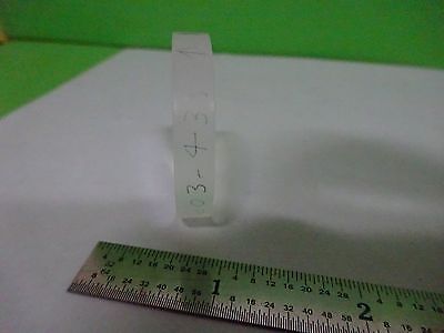 OPTICAL COATED FLAT LENS LASER OPTICS AS IS BIN#11-A-33