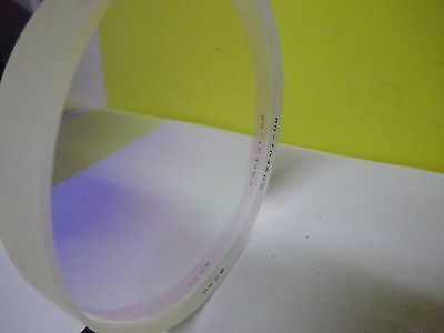 OPTICAL  DICHROIC COATED FLAT FUSED SILICA MIRROR LASER OPTICS AS IS BIN#P7-18