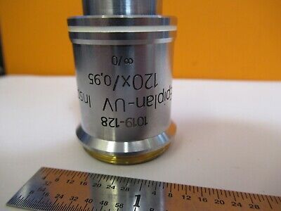 ZEISS AXIOTRON OBJECTIVE UV 120X UV 10402 MICROSCOPE PART AS PICTURED &Q6-A-58