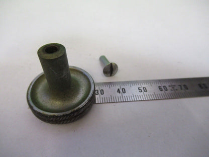 ERNST LEITZ GERMANY BRASS KNOB ANTIQUE MICROSCOPE PART as pic H3-B-21