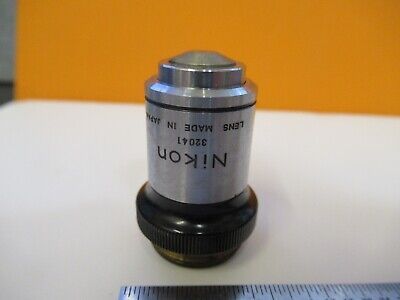 NIKON JAPAN OBJECTIVE PLAN 100X OPTICS MICROSCOPE PART AS PICTURED &FT-1-A-28