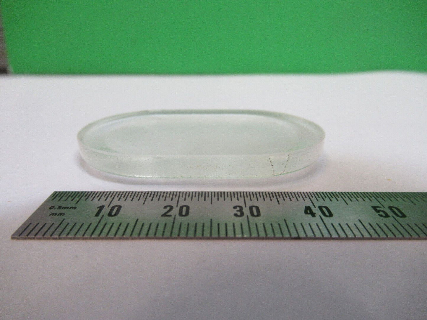 OPTICAL PRE-FORM RACETRACK GLASS for MIRROR uncoated OPTICS AS PICTURED Z5-C-38