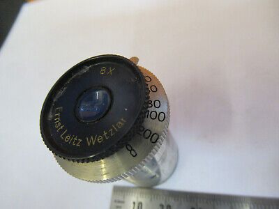 ANTIQUE LEITZ WETZLAR EYEPIECE IRIS OPTICS MICROSCOPE PART AS PICTURED &8Y-A-109