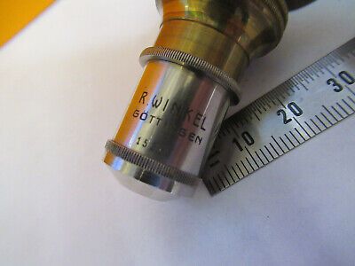 R. WINKEL GOTTINGEN GERMANY OBJECTIVE APO 7mm LENS MICROSCOPE PART  &H1-B-12