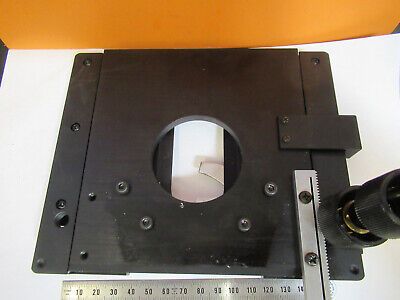 FOR PARTS MEIJI JAPAN XY STAGE TABLE MICROSCOPE PART AS PICTURED 4B-FT-12