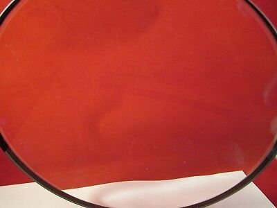 HUGE OPTICAL CONVEX CONCAVE LENS 7.5" DIAMETER GLASS THICK PRO OPTICS &M3-A-01