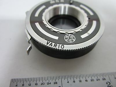 MICROSCOPE PART  PRONTOR PRESS CAMERA SHUTTER VARIO AS IS OPTICS BIN#R5-14