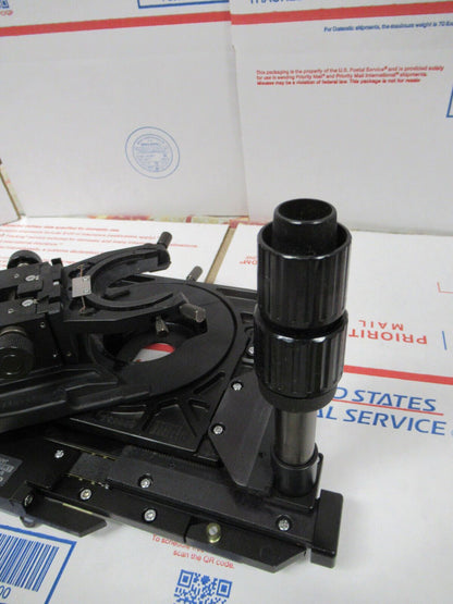 U-SVRDTB BX40 OLYMPUS  STAGE TABLE ASSEMBLY MICROSCOPE PART AS PICTURED &W7-B-44