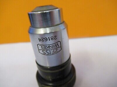 ZEISS WINKEL 40X OBJECTIVE LENS MICROSCOPE OPTICS AS PICTURED &85-B-88