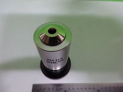 MICROSCOPE PART OBJECTIVE AUS JENA 12.5X PLANACHROMAT OPTICS AS IS BIN#K1-M-31