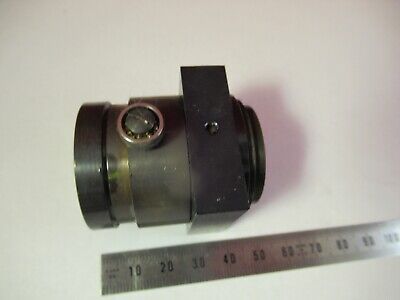 REICHERT LEICA POLYVAR BRASS MOUNTED LENS MICROSCOPE PART AS PICTURED &9-A-46