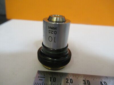 BAUSCH LOMB 10X OBJECTIVE 775103 LENS OPTICS MICROSCOPE PART AS PICTURED P2-A-11