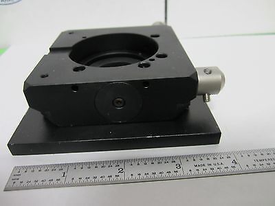 OPTICAL NEWPORT LENS / FILTER MOUNT LASER OPTICS AS IS BIN#58-41