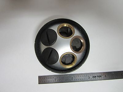 MICROSCOPE PART LEITZ GERMANY ERGOLUX NOSEPIECE AS IS BIN#A7-D-95