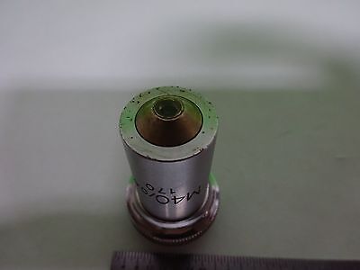 MICROSCOPE PART OBJECTIVE  UNITRON M40 OPTICS AS IS BIN#Y5-21