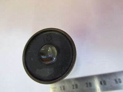 ANTIQUE 10X BAUSCH LOMB EYEPIECE LENS OCULAR MICROSCOPE PART AS PICTURED Q3-B-74