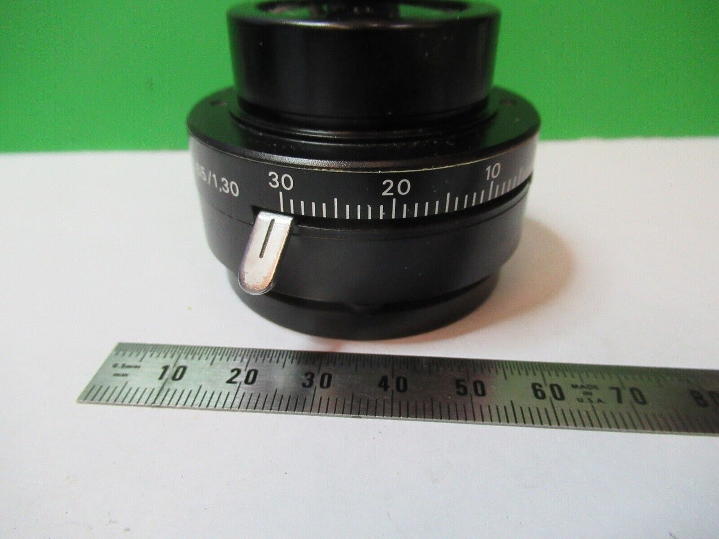 WILD HEERBRUGG SWISS M20EB CONDENSER + IRIS MICROSCOPE PART AS PICTURED W4-B-23