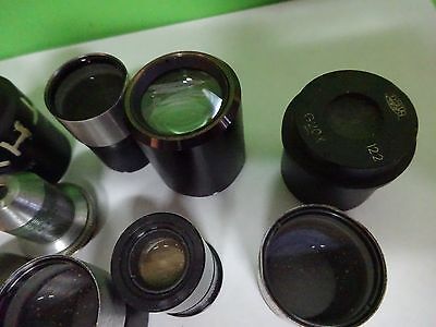 FOR PARTS MICROSCOPE OPTICS PIECES ASSORTED AS IS BIN#11-A-16