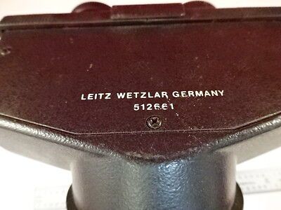 MICROSCOPE PART LEITZ WETZLAR GERMANY HEAD 512661 OPTICS B#AG-27