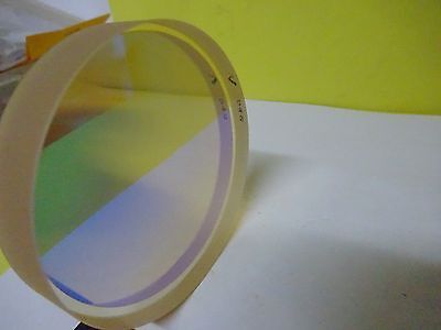 OPTICAL FLAT ZERODUR DICHROIC MIRROR LASER OPTICS AS IS  BIN#W5-A-38