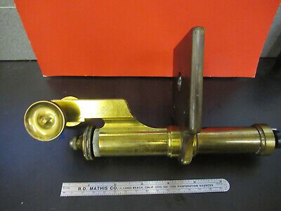 ANTIQUE BAUSCH LOMB BRASS FRAME LIMB MICROSCOPE PART AS PICTURED &B9-FT-21