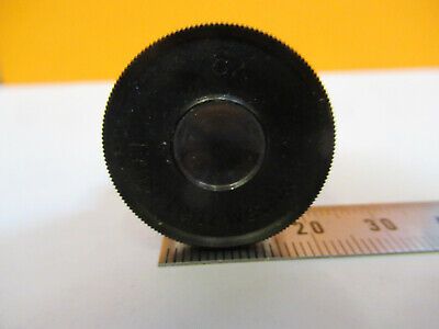 ANTIQUE LEITZ WEZTLAR EYEPIECE 6X LENS MICROSCOPE PART AS PICTURED 8Y-A-107