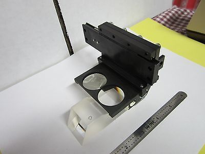 MICROSCOPE LEICA REICHERT POLYVAR PRISM ASSEMBLY SLIDE OPTICS BIN#H3-06