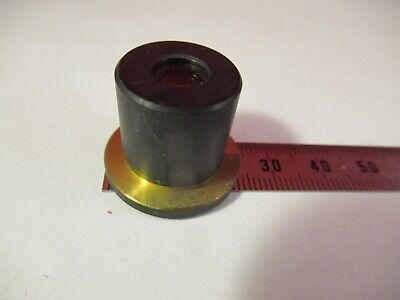 OPTICAL BRASS MOUNTED LENS G.S.C. 20mm f:4 MICROSCOPE PART OPTICS a2174 &12-A07