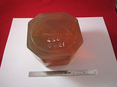 OPTICAL GLASS CERAMIC ZERODUR KIND BLOCK HEAVY OPTICS  BIN-OPT