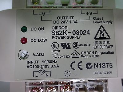 OMRON 582K-03024 POWER SUPPLY CONTROL SYSTEMS AS IS BIN#X9-02