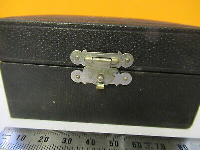 ANTIQUE RARE SEIBERT EMPTY LENS BOX GERMANY MICROSCOPE PART AS PICTURED P9-A-63