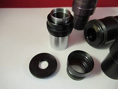 FOR PARTS LOT EYEPIECES ASSORTED OPTICS MICROSCOPE PART AS PICTURED &8-B-67