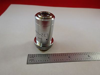 MICROSCOPE PART OBJECTIVE L32X LEITZ GERMANY OPTICS AS IS BIN#R2-C-08