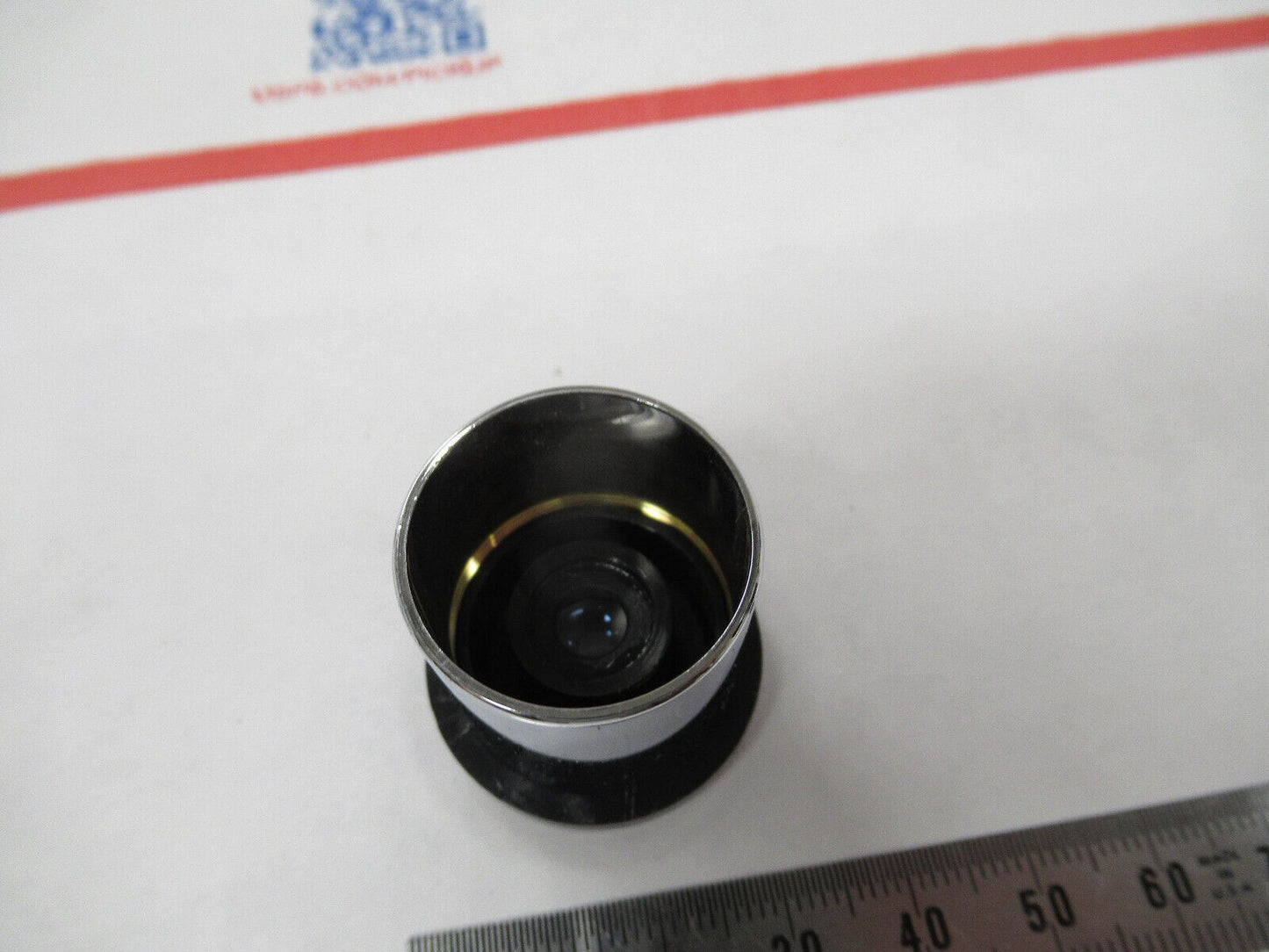 MICROSCOPE PART EYEPIECE GALILEO HF 6mm OPTICS LENS AS PICTURED &W7-B-52