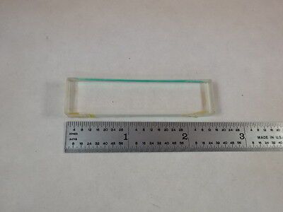 RECTANGULAR BI CONCAVE LENS OPTICAL OPTICS AS PICTURED &S4-C-12