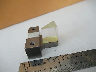 OPTICAL GLASS MOUNTED SMALL PRISM PRO LASER OPTICS AS PICTURED &F2-A-229