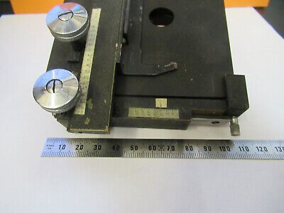 ANTIQUE SPENCER AO  STAGE XY TABLE MICROSCOPE PART AS PICTURED P6-A-91