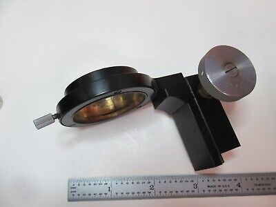 LEITZ WETZLAR GERMANY BRASS CONDENSER HOLDER for MICROSCOPE AS PICTURED &16-C-14