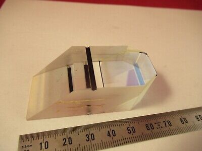 NIKON JAPAN GLASS PRISM HEAD MICROSCOPE PART OPTICS AS PICTURED &14-A-27