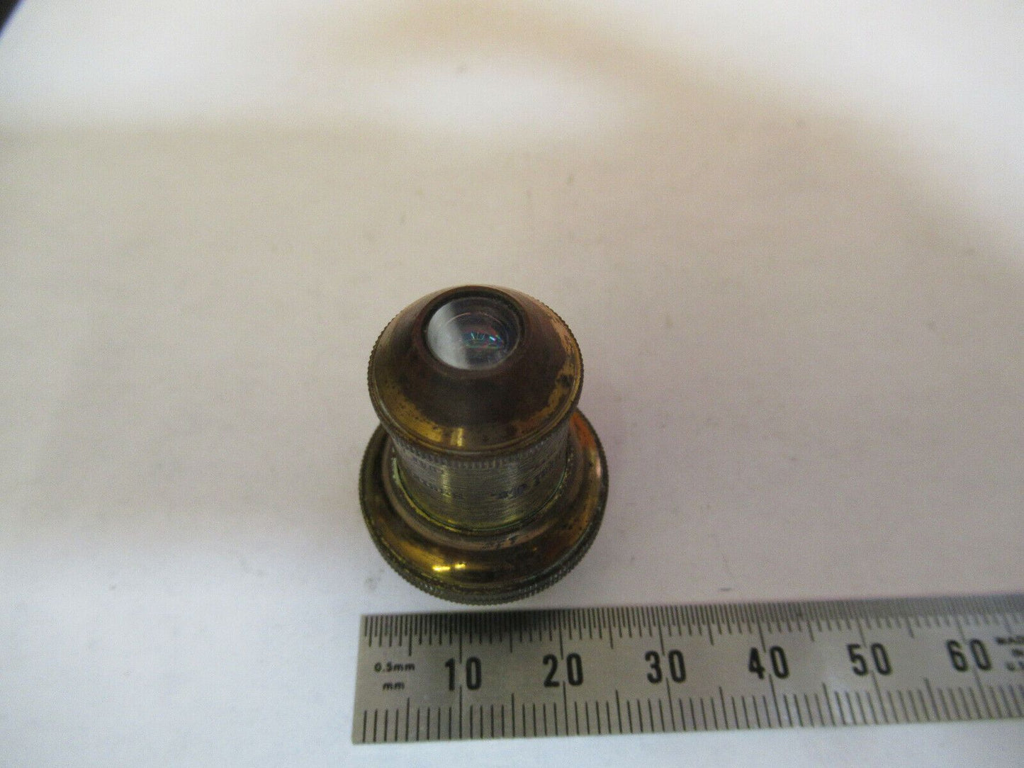 ANTIQUE BAUSCH LOMB 2/3 OBJECTIVE LENS MICROSCOPE PART AS PICTURED #P2-A-07