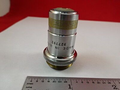 OBJECTIVE 43X SPENCER AO AMERICAN OPTICS MICROSCOPE PART AS PICTURED &J1-A-01